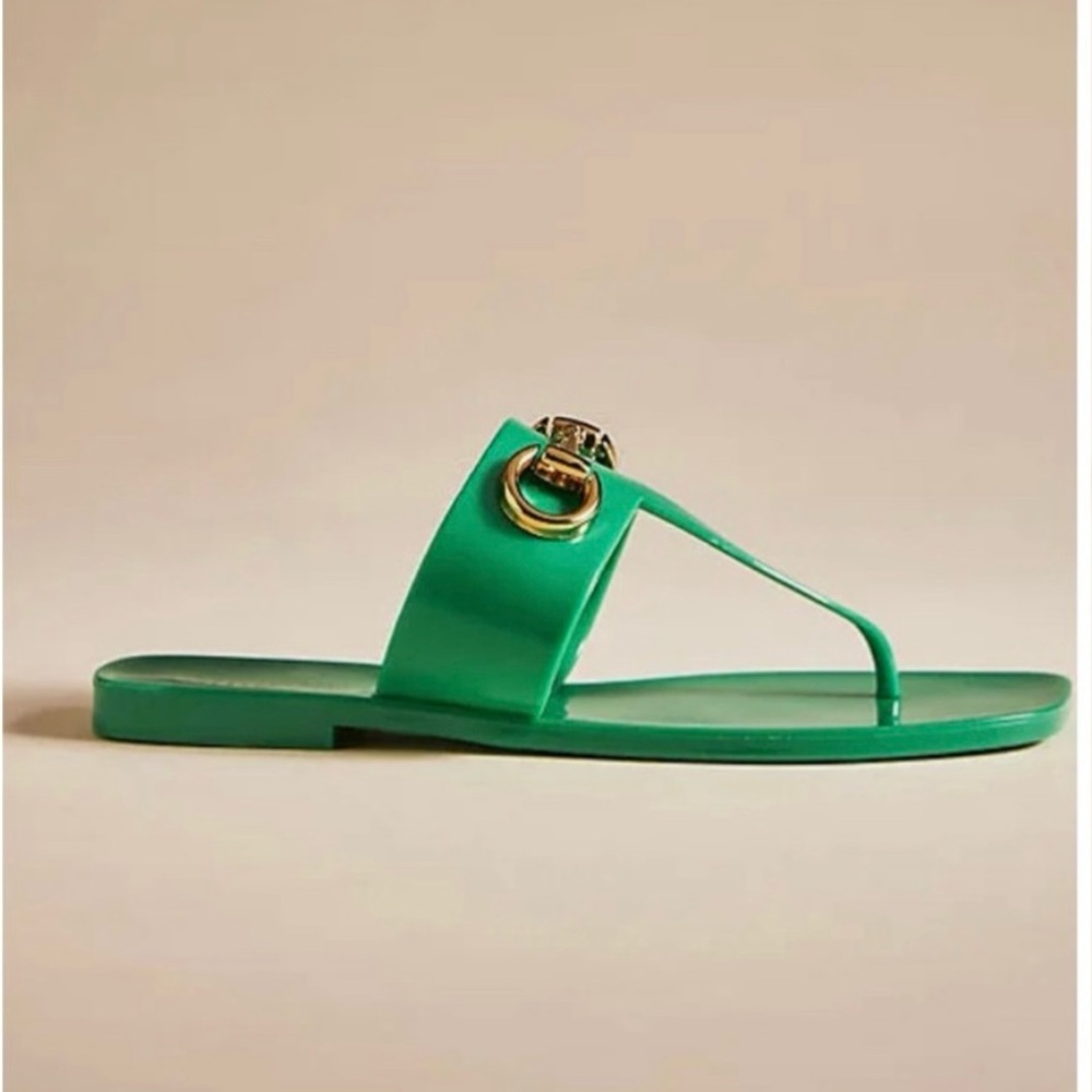DONATED! Anthropologie Jeffrey Campbell Jelly Sandals NWT! - Picture 2 of 11